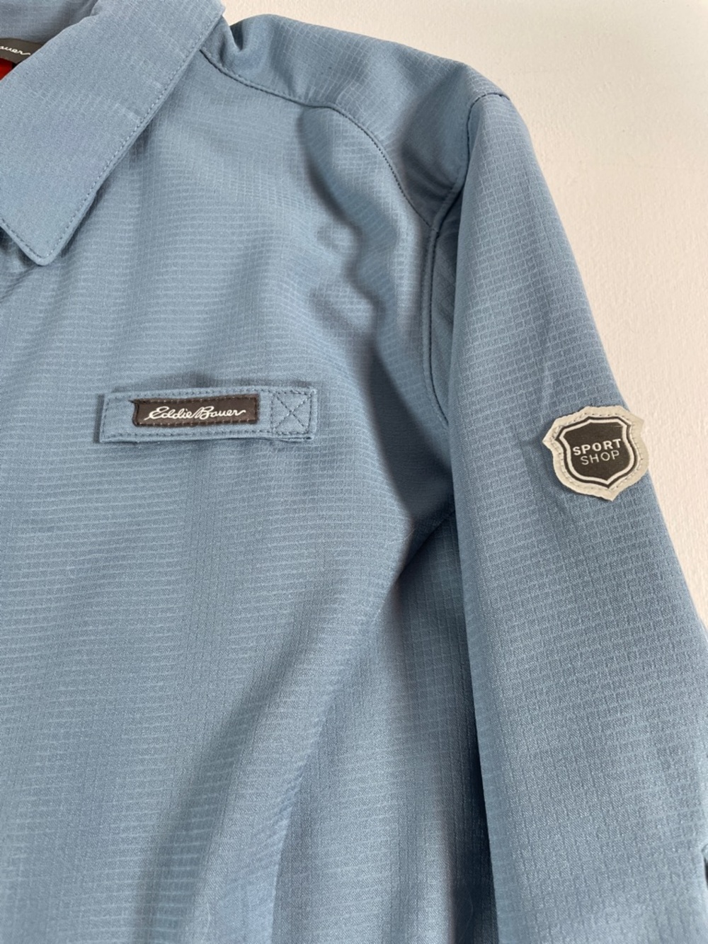 Eddie Bauer Blue Long-Sleeve Button-Up Hiking Outdoor Women’s Shirt - Medium - Picture 10 of 15